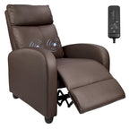 Fauteuil de massage inclinable Homall en similicuir PU pour cinéma maison avec siège rembourré