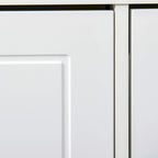 Banc porte-chaussures HOMCOM pour entrée, meuble de rangement avec coussin, 2 tiroirs, étagère réglable, blanc - 41 x 9.5 x 21.75