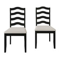 Chaises de salle à manger sophistiquées en bois CraftPorch (Lot de 2) - N/A
