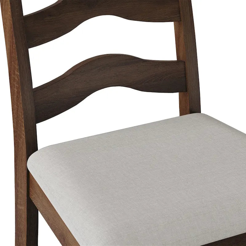 Chaises de salle à manger sophistiquées en bois CraftPorch (Lot de 2) - N/A