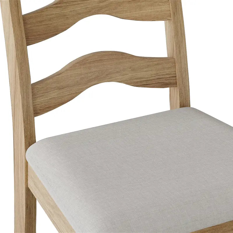 Chaises de salle à manger sophistiquées en bois CraftPorch (Lot de 2) - N/A