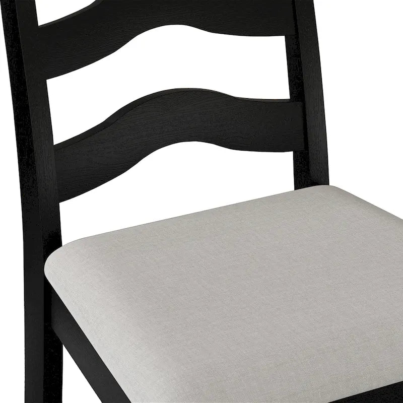 Chaises de salle à manger sophistiquées en bois CraftPorch (Lot de 2) - N/A