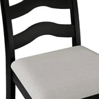 Chaises de salle à manger sophistiquées en bois CraftPorch (Lot de 2) - N/A