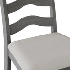 Chaises de salle à manger sophistiquées en bois CraftPorch (Lot de 2) - N/A