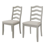Chaises de salle à manger sophistiquées en bois CraftPorch (Lot de 2) - N/A