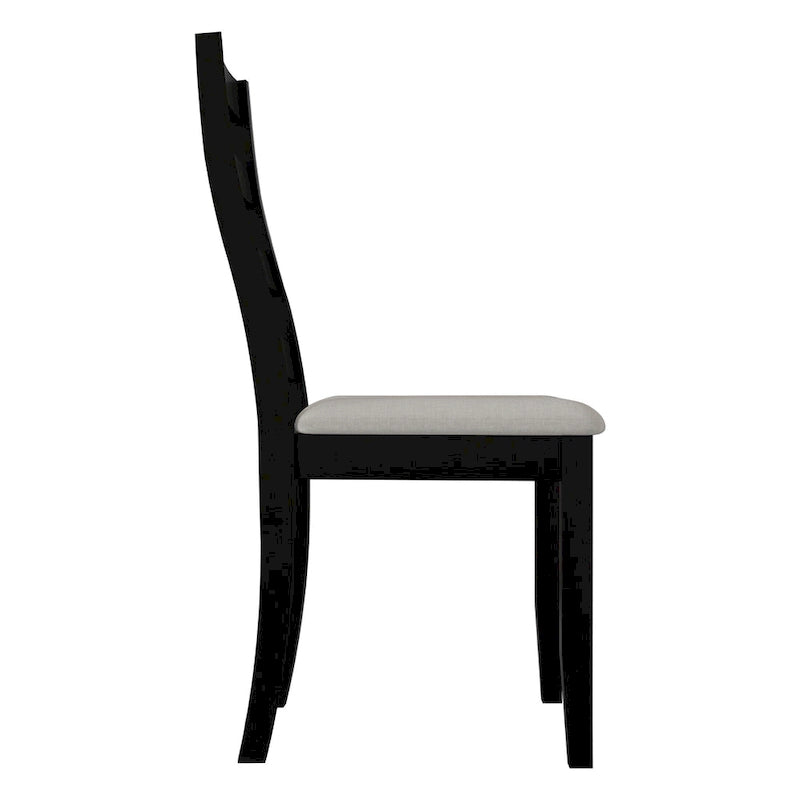 Chaises de salle à manger sophistiquées en bois CraftPorch (Lot de 2) - N/A