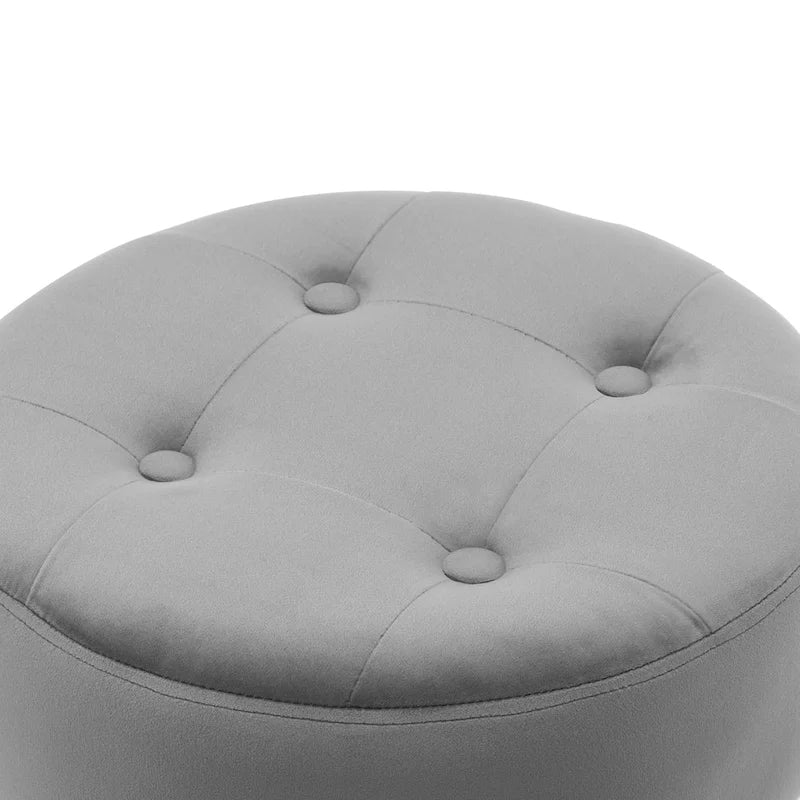 Tabouret de coiffeuse rond pivotant à hauteur réglable