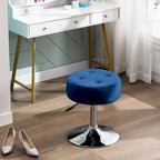 Tabouret de coiffeuse rond pivotant à hauteur réglable