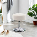 Tabouret de coiffeuse rond pivotant à hauteur réglable