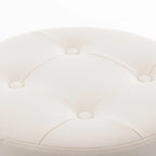 Tabouret de coiffeuse rond pivotant à hauteur réglable