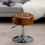 Tabouret de coiffeuse rond pivotant à hauteur réglable