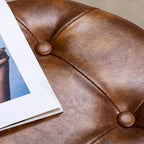 Tabouret de coiffeuse rond pivotant à hauteur réglable