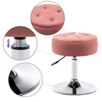 Tabouret de coiffeuse rond pivotant à hauteur réglable