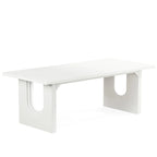 Bureau individuel grand format, blanc/noir, 70,9 po de large