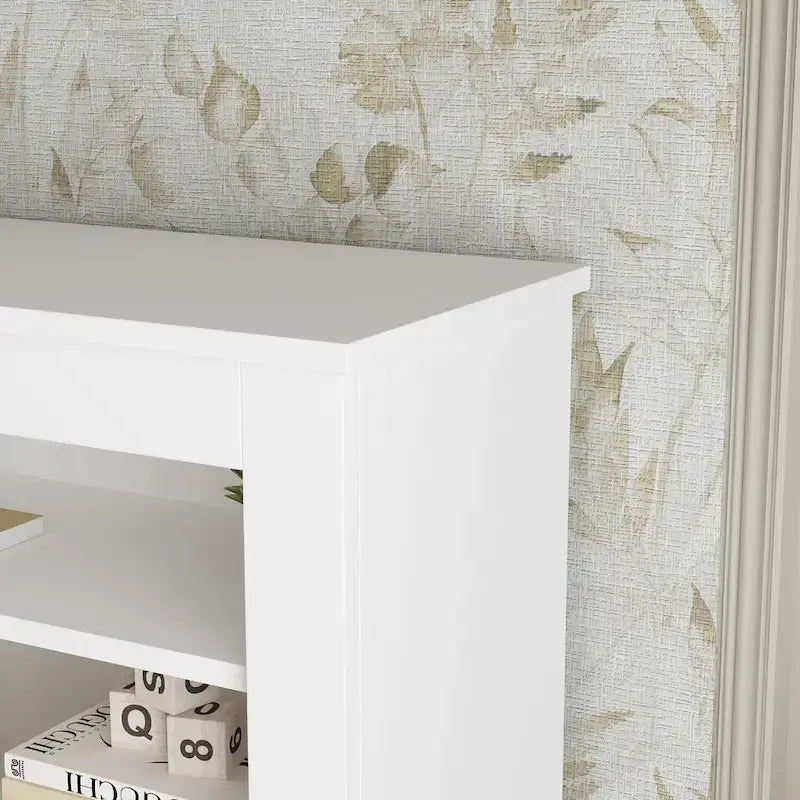 65Tête de lit Queen Size avec bibliothèque Timechee, étagère réglable et lumière RVB