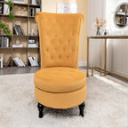 Chaise de vanité haute Gosser 20 en velours large