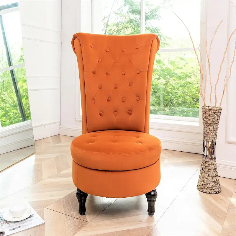 Chaise de vanité haute Gosser 20 en velours large