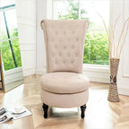 Chaise de vanité haute Gosser 20 en velours large