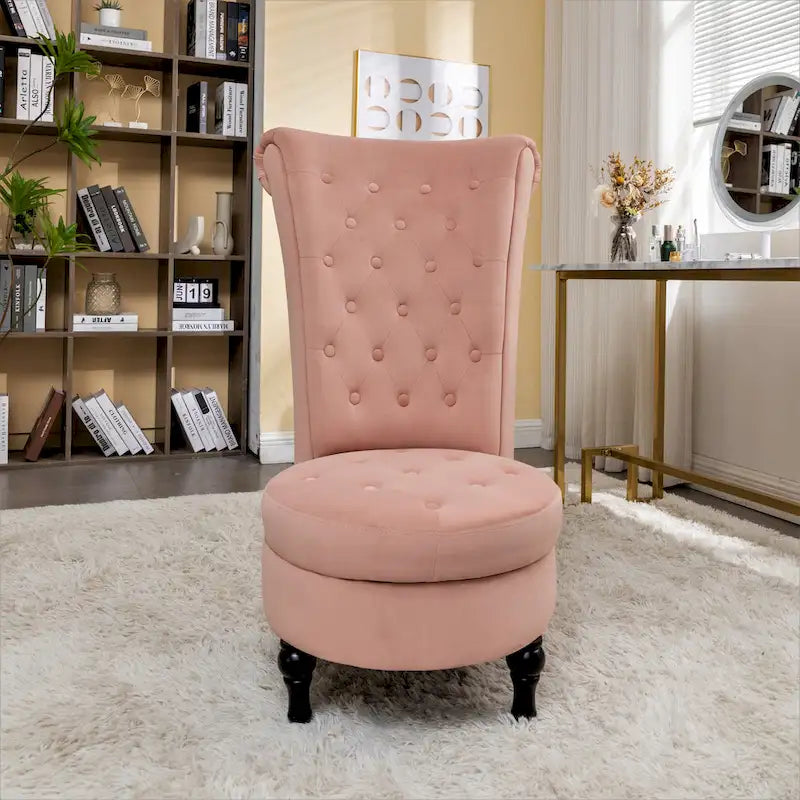 Chaise de vanité haute Gosser 20 en velours large