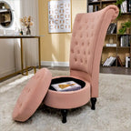 Chaise de vanité haute Gosser 20 en velours large