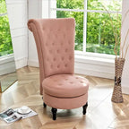 Chaise de vanité haute Gosser 20 en velours large