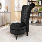 Chaise de vanité haute Gosser 20 en velours large