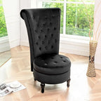Chaise de vanité haute Gosser 20 en velours large