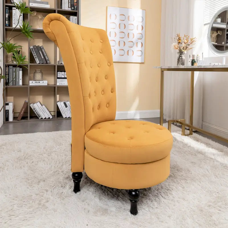 Chaise de vanité haute Gosser 20 en velours large