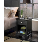 Table de chevet Bedford noire Homestyles