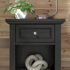 Table de chevet Bedford noire Homestyles