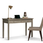 Bureau d'écriture de transition 1 place en bois massif multicolore