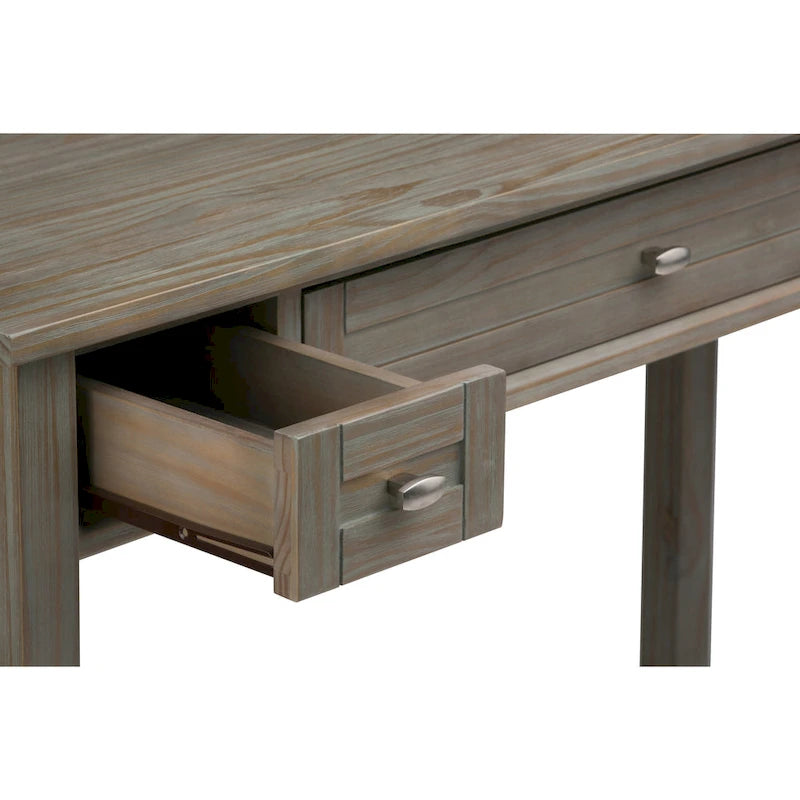 Bureau d'écriture de transition 1 place en bois massif multicolore