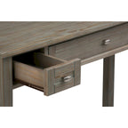 Bureau d'écriture de transition 1 place en bois massif multicolore
