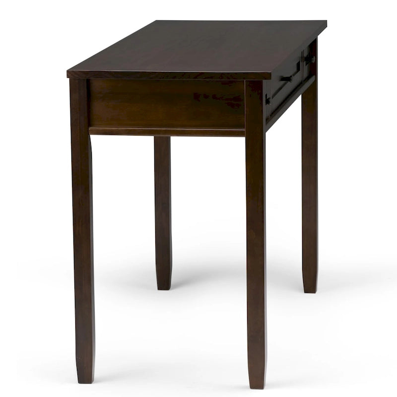 Bureau d'écriture de transition 1 place en bois massif multicolore