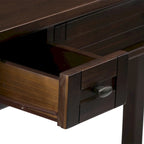 Bureau d'écriture de transition 1 place en bois massif multicolore