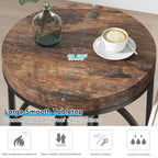 Table d'appoint ronde en bois, marbre blanc, 20 po, avec base en O dorée