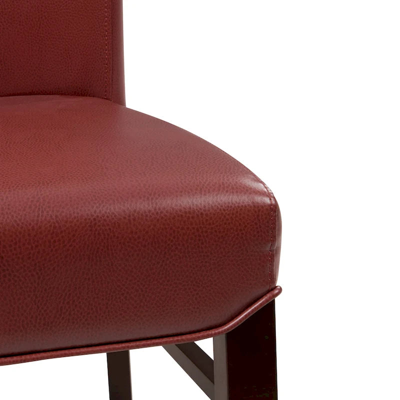 Chaises de salle à manger en cuir reconstitué Milton (lot de 2) - na