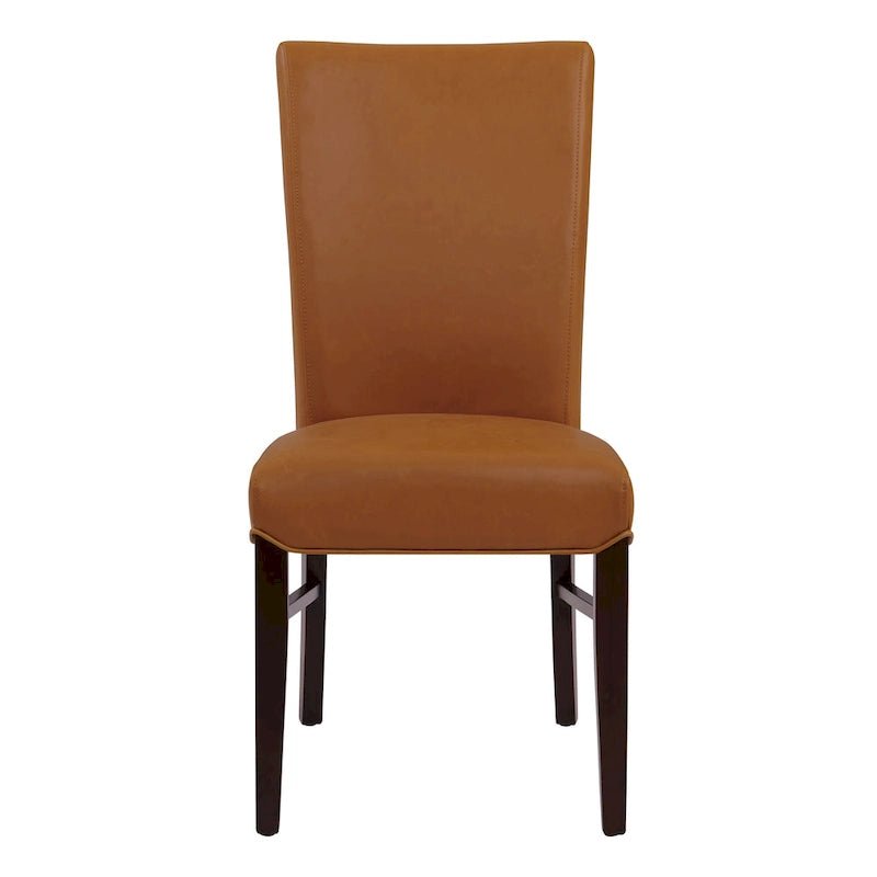 Chaises de salle à manger en cuir reconstitué Milton (lot de 2) - na