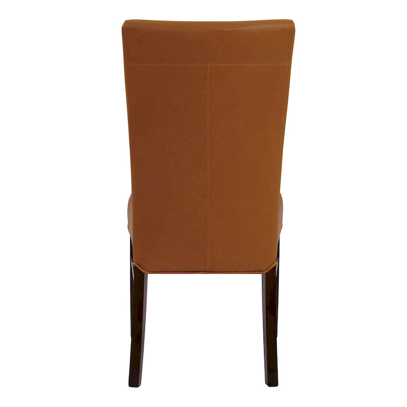 Chaises de salle à manger en cuir reconstitué Milton (lot de 2) - na