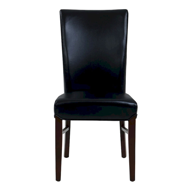Chaises de salle à manger en cuir reconstitué Milton (lot de 2) - na