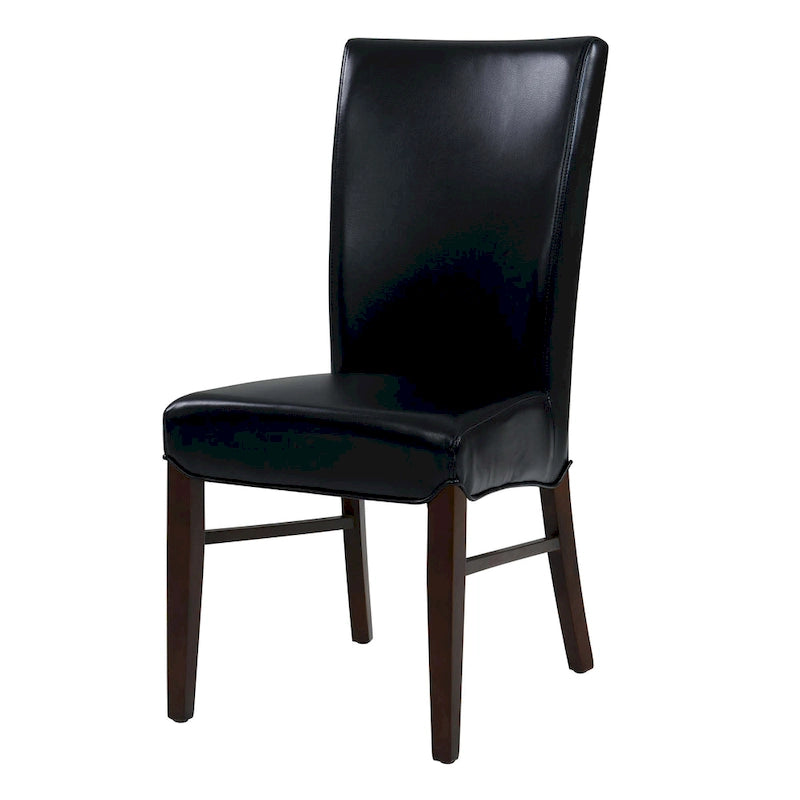 Chaises de salle à manger en cuir reconstitué Milton (lot de 2) - na