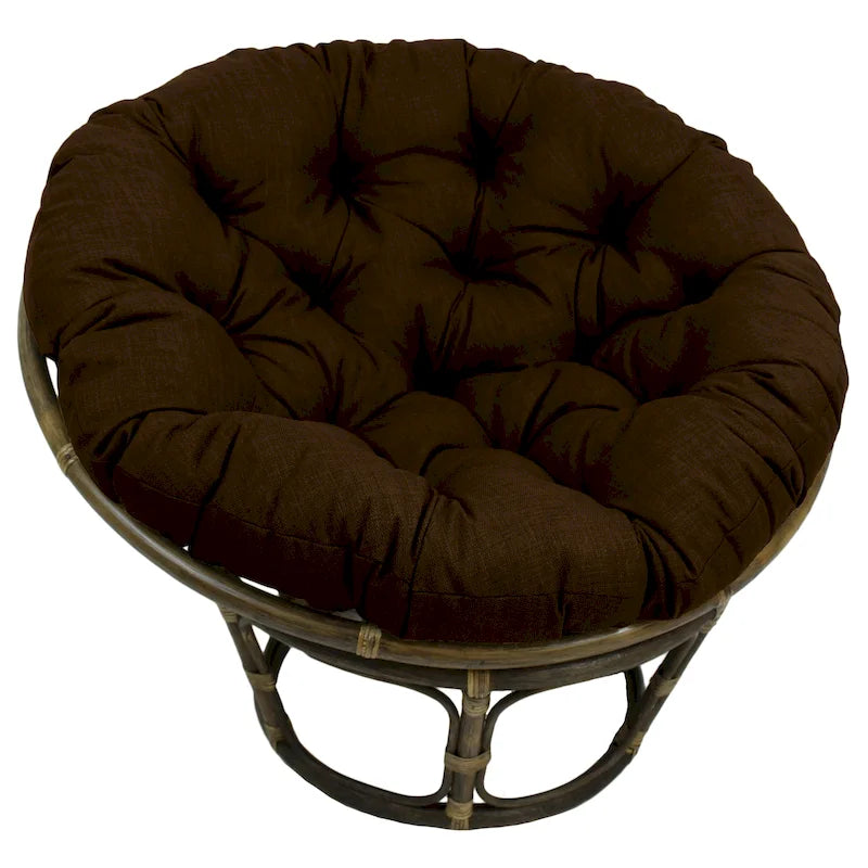 Coussin de chaise Papasan, multicolore, intérieur/extérieur, 1 place
