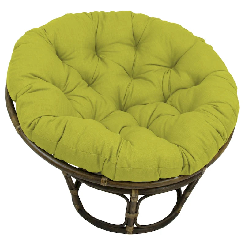 Coussin de chaise Papasan, multicolore, intérieur/extérieur, 1 place