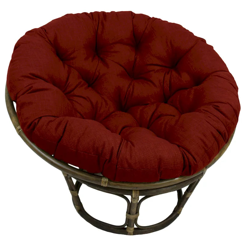 Coussin de chaise Papasan, multicolore, intérieur/extérieur, 1 place