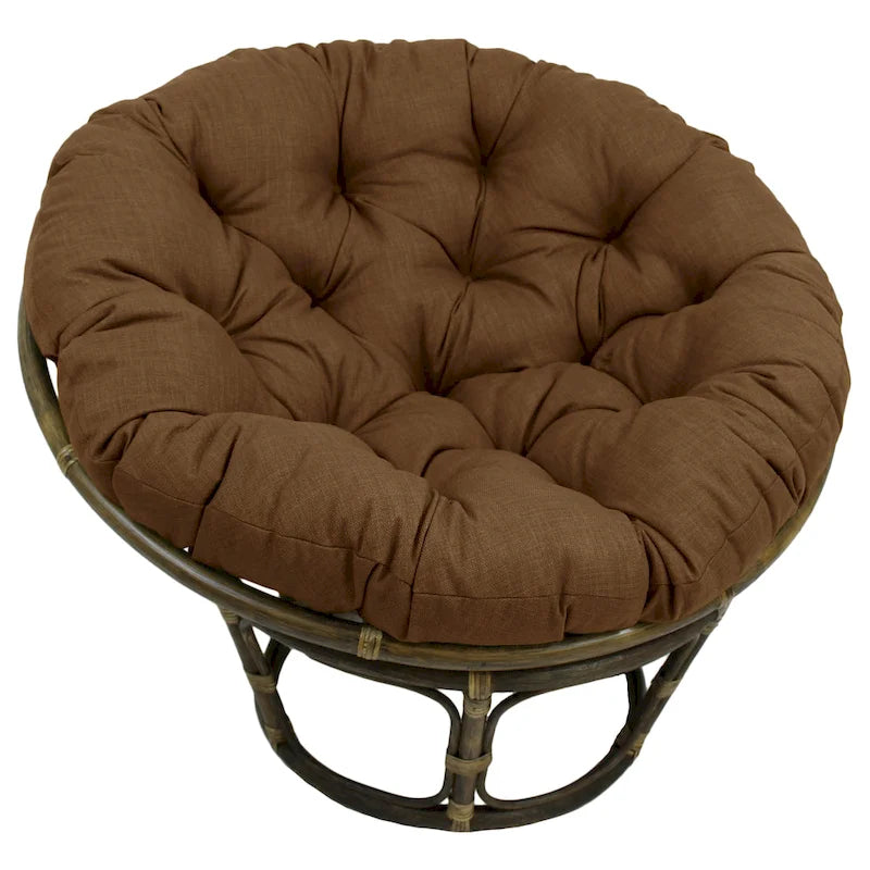 Coussin de chaise Papasan, multicolore, intérieur/extérieur, 1 place
