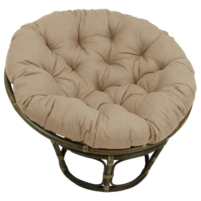 Coussin de chaise Papasan, multicolore, intérieur/extérieur, 1 place