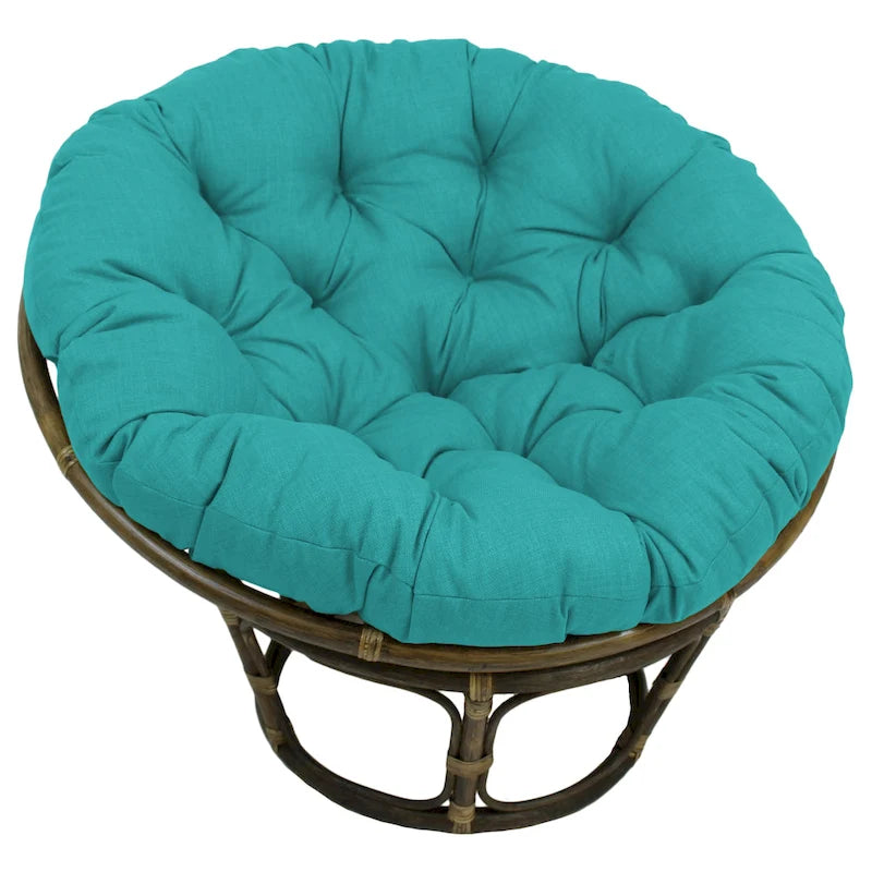 Coussin de chaise Papasan, multicolore, intérieur/extérieur, 1 place