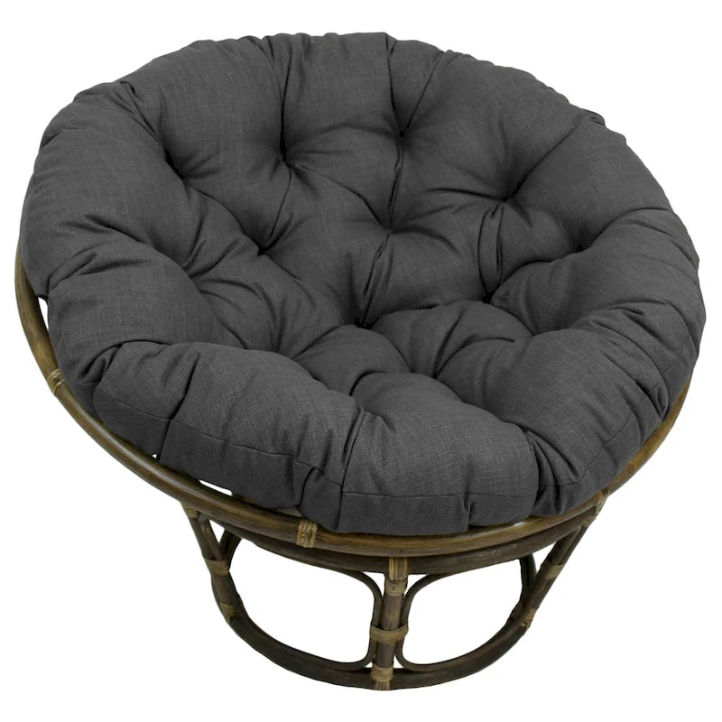 Coussin de chaise Papasan, multicolore, intérieur/extérieur, 1 place