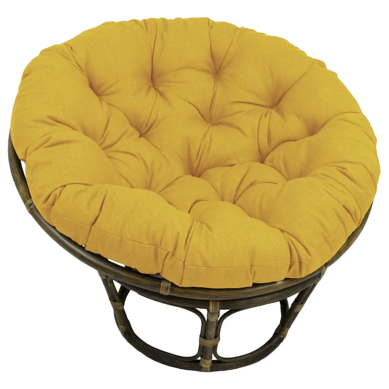 Coussin de chaise Papasan, multicolore, intérieur/extérieur, 1 place