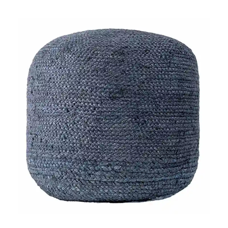 Pouf ottoman Nuloom Bristol tressé en jute solide